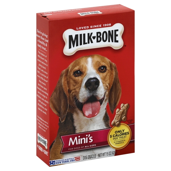 Milk-Bone Original Mini Dry Dog Treats Biscuits Beef Flavor