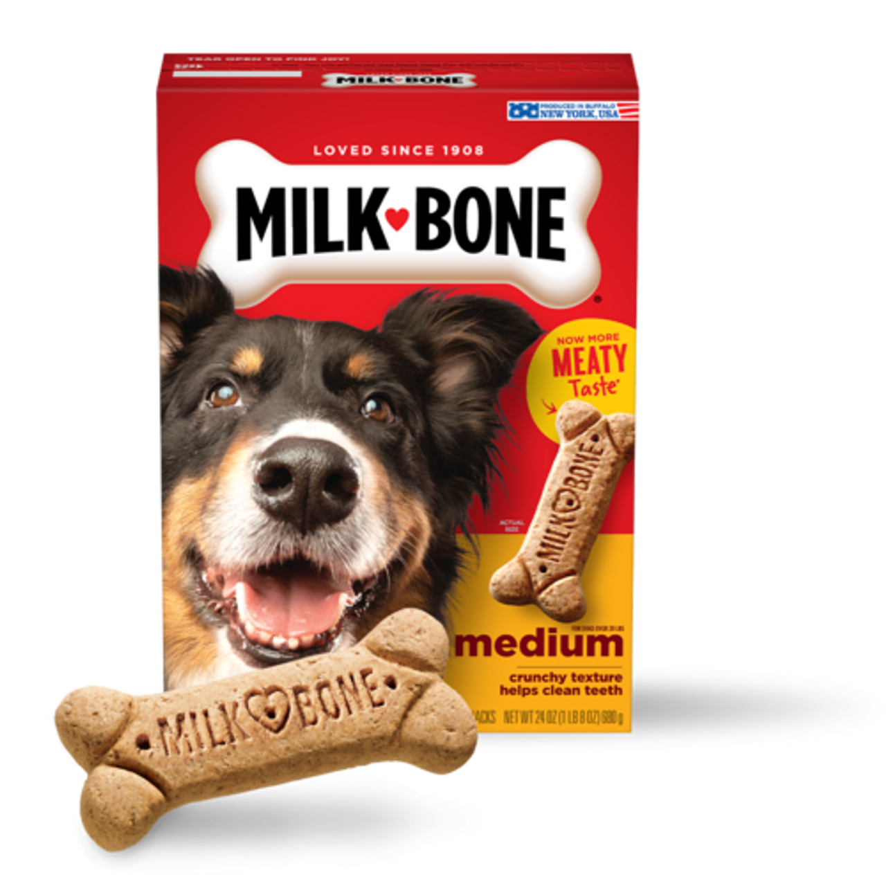 Milk-Bone Original Dog Treats Biscuits For Medium Dogs, 24 Ounces