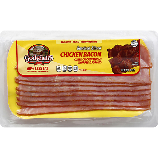 Godshall's Bacon, Chicken, Smoked, Sliced