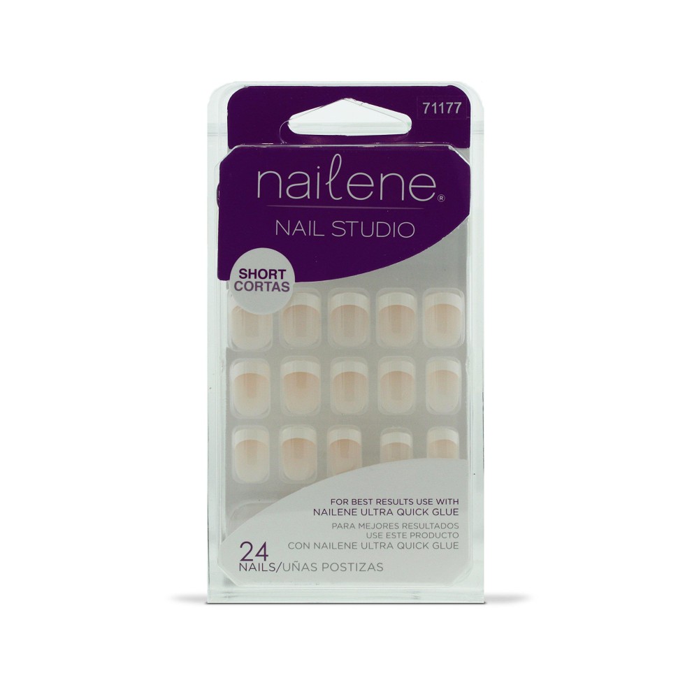 Nailene Nail Studio Nails, Short Length, Classic 71177