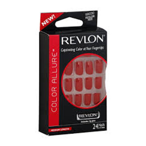 Revlon Color Allure Press On Nails, Revlon Red