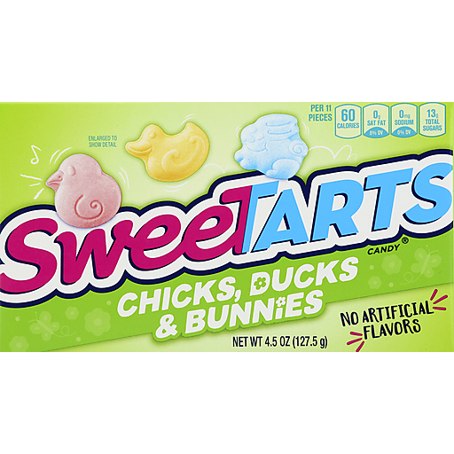 Sweet Tarts Sweetarts Chicks, Ducks & Bunnies Easter Candy 4.5 Oz. Box