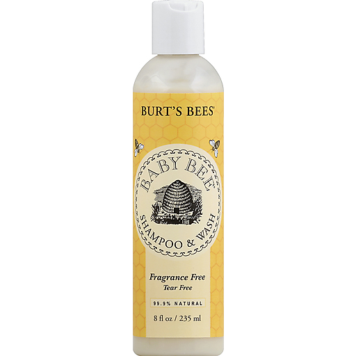 Burt's Bees Baby Bee Shampoo & Body Wash, Fragrance Free 8 Oz