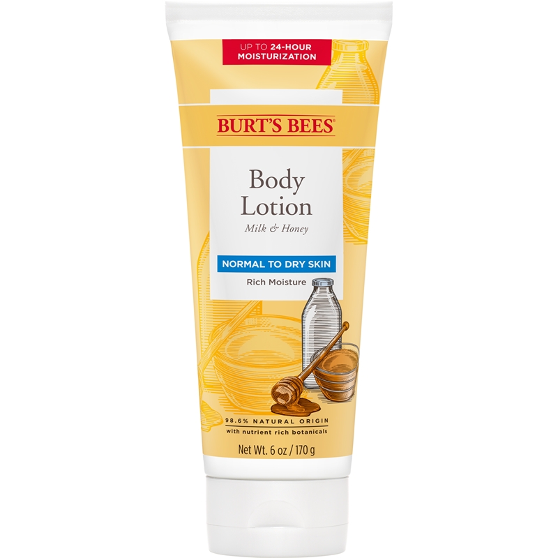 Burt's Bees Milk & Honey Body Lotion, Normal To Dry Skin 6 Ounce