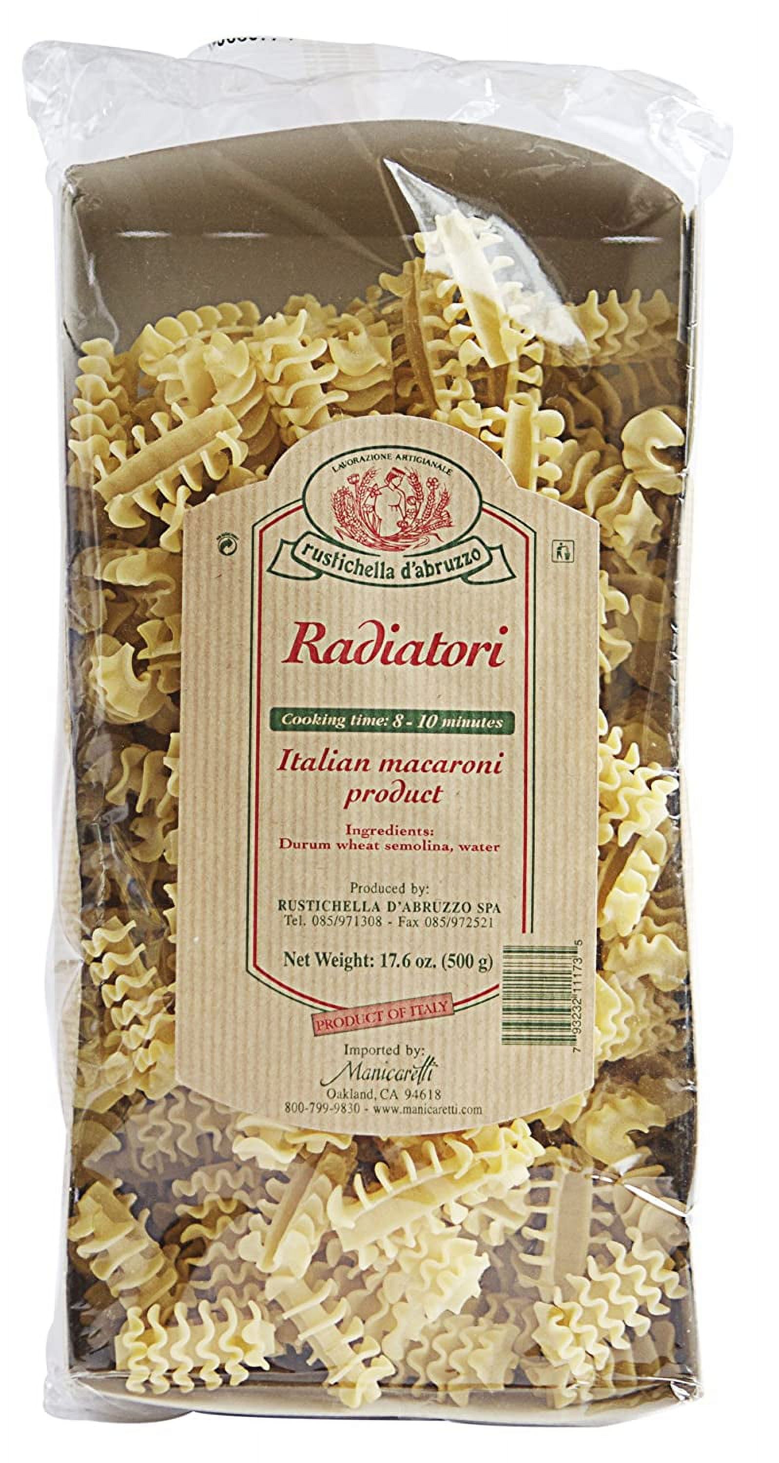 Rustichella D' Abruzzo Radiatori Durum Wheat Pasta In Tray 1.1 Pound