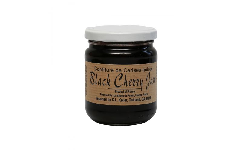 La Maison Du Piment Black Cherry Jam, 250 Gr/8.82 Oz Jar