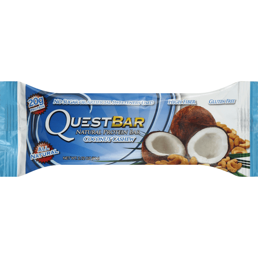 Quest Bar Protein Natural, Coconut Cashew