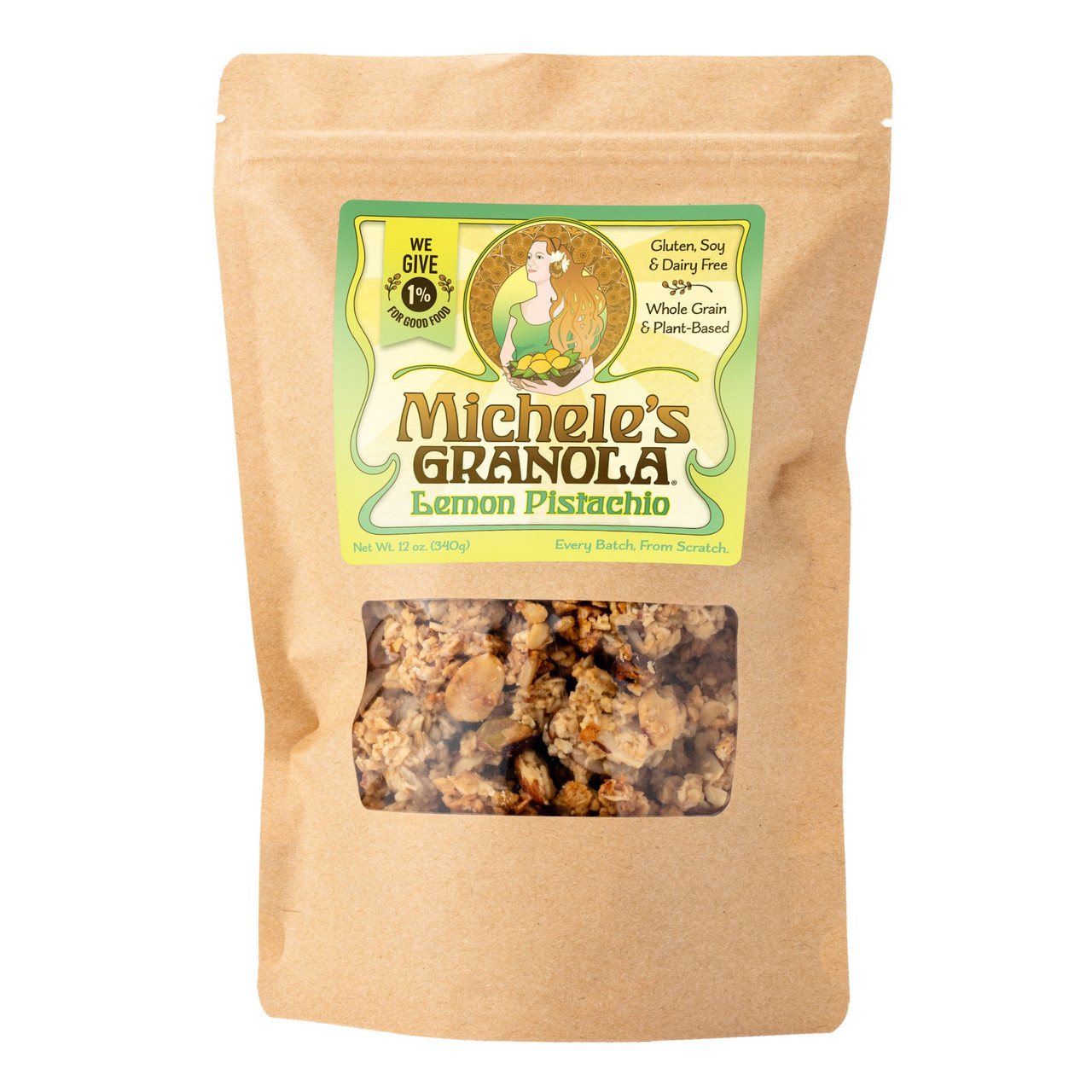 Michele's Granola Pistachio Lemon, 12 OZ