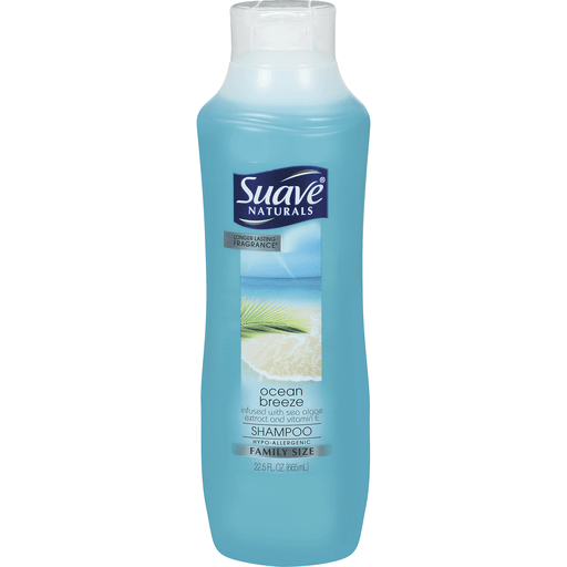 Suave Naturals Shampoo, Ocean Breeze, Family Size