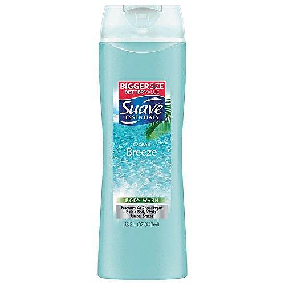 Suave Body Wash, Ocean Breeze, Refreshing 15 Fl Oz