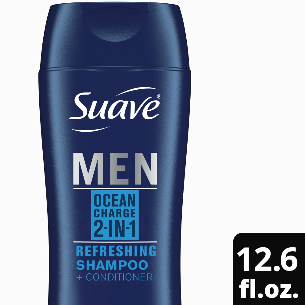 Suave Men Ocean Charge 2 In 1 Shampoo And Conditioner 12.6 Oz