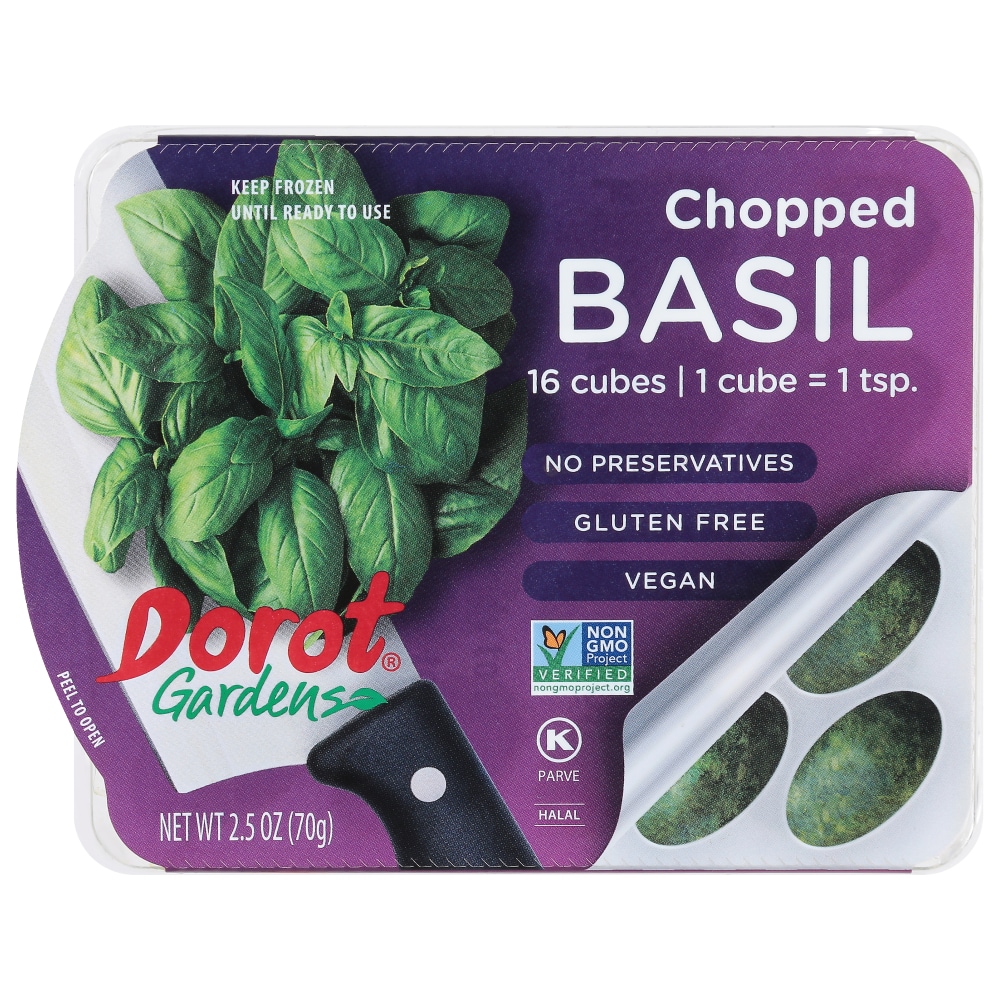 Dorot Gardens Frozen Chopped Basil