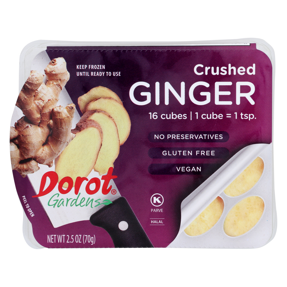 Dorot Gardens Frozen Crushed Ginger Cubes, 2.5 Oz