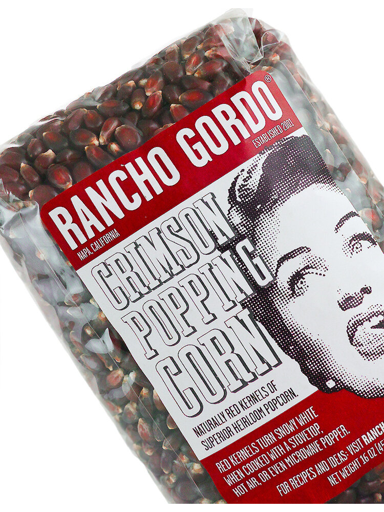 Rancho Gordo Crimson Popping Corn