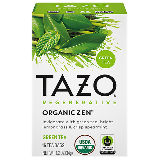 Tazo Green Tea, Organic Zen, Tea Bags