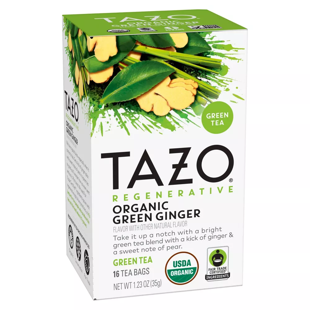 Tazo Tea Bag Organic Green Ginger
