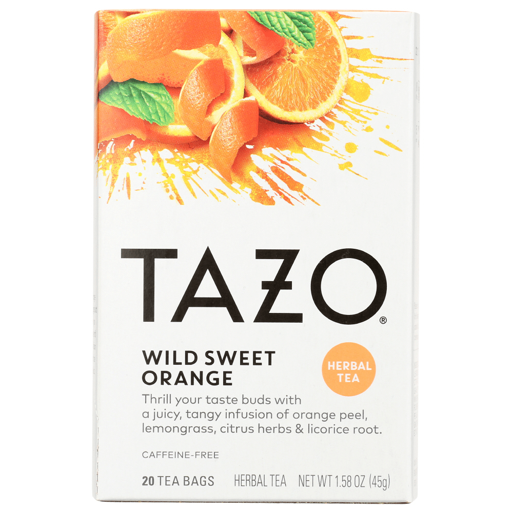 Tazo Herbal Tea, Wild Sweet Orange, Bags