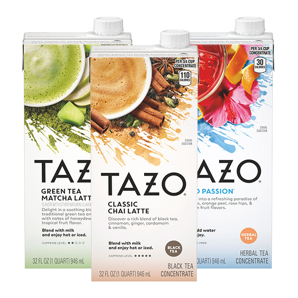 Tazo Black Tea Concentrate, Classic Chai Latte 32 Fl Oz