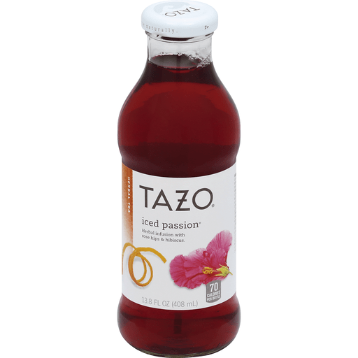 Tazo Herbal Tea Iced Passion 13.8 Fl Oz