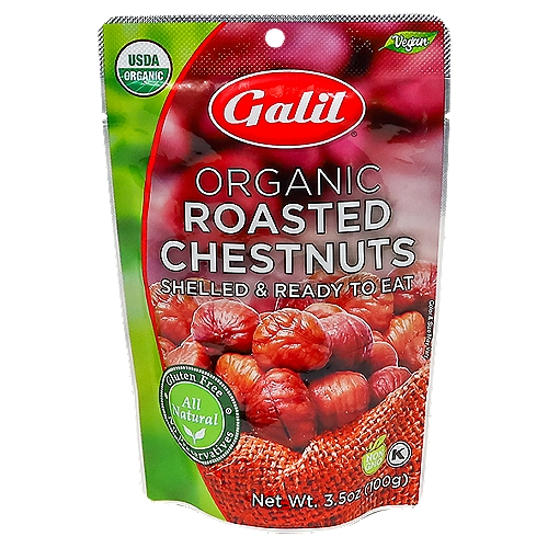 Galil Organic Roasted Chestnuts