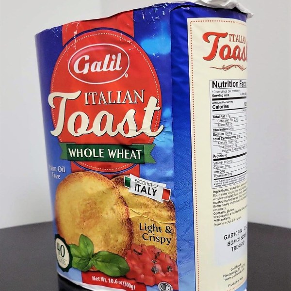 Galil Italian Toast Whole Wheat 40 Slices 10.60oz