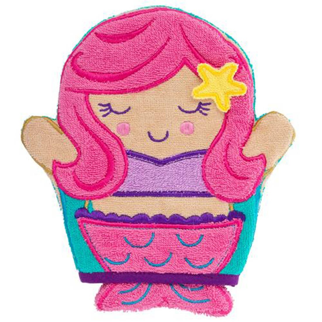 Tommee Tippee Stephen Joseph Bath Mitts, Mermaid Design