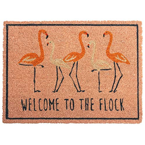 Karma Gifts Flamingo Welcome Mat