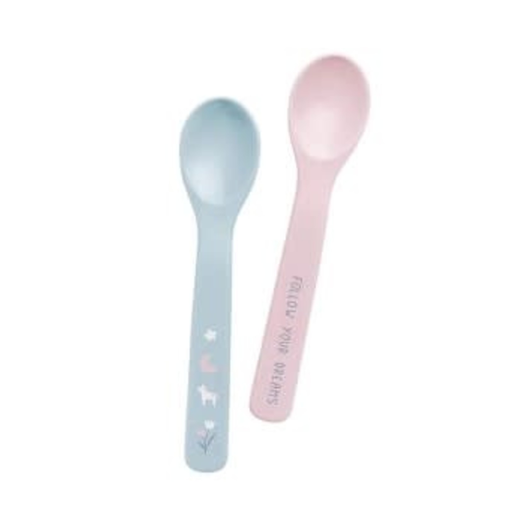 Stephen Joseph Silicone Baby Spoons, One Size, BUNNY