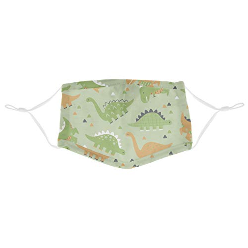 Stephen Joseph Unisex Child Face Mask, Dino, 6.75 X 4 US