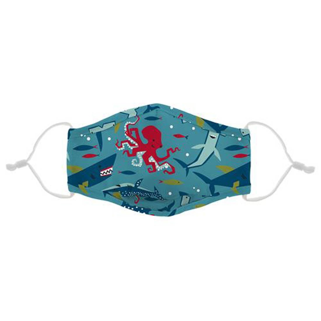 Kipling Stephen Joseph Kids Polyester Face Mask, Shark Design