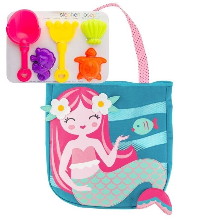 Stephen Joseph Beach Totes Mermaid Bag