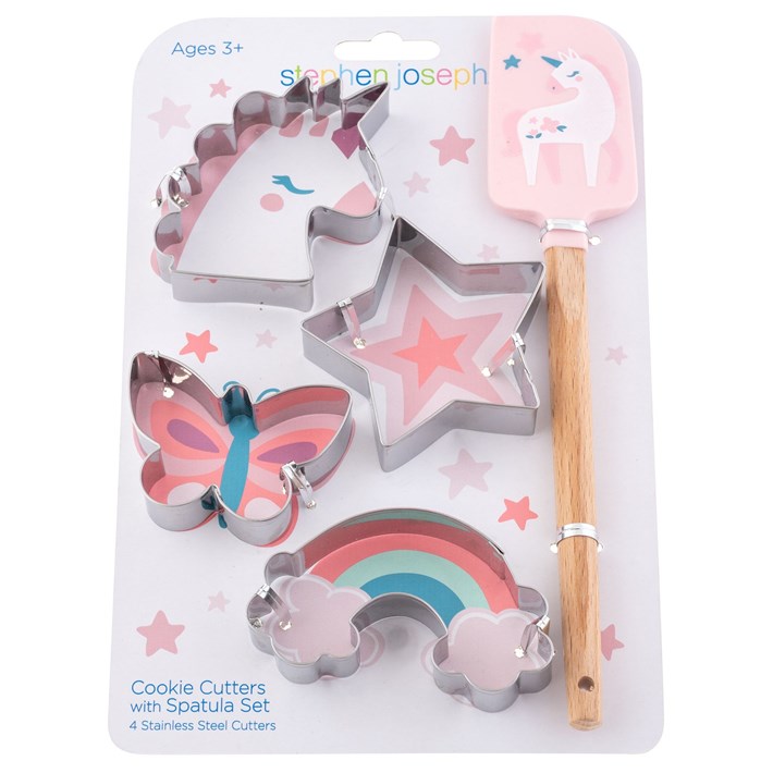 Kids Cookie Cutter With Spatula Set Unicorn (f21)