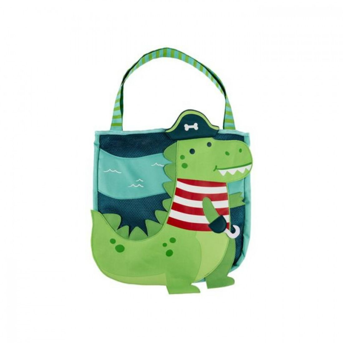 Stephen Joseph Dino Beach Tote With Sand Toy Play Set