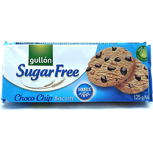 Gullon Cookies, Sugar Free, Chocolate Chip 4.4 Oz