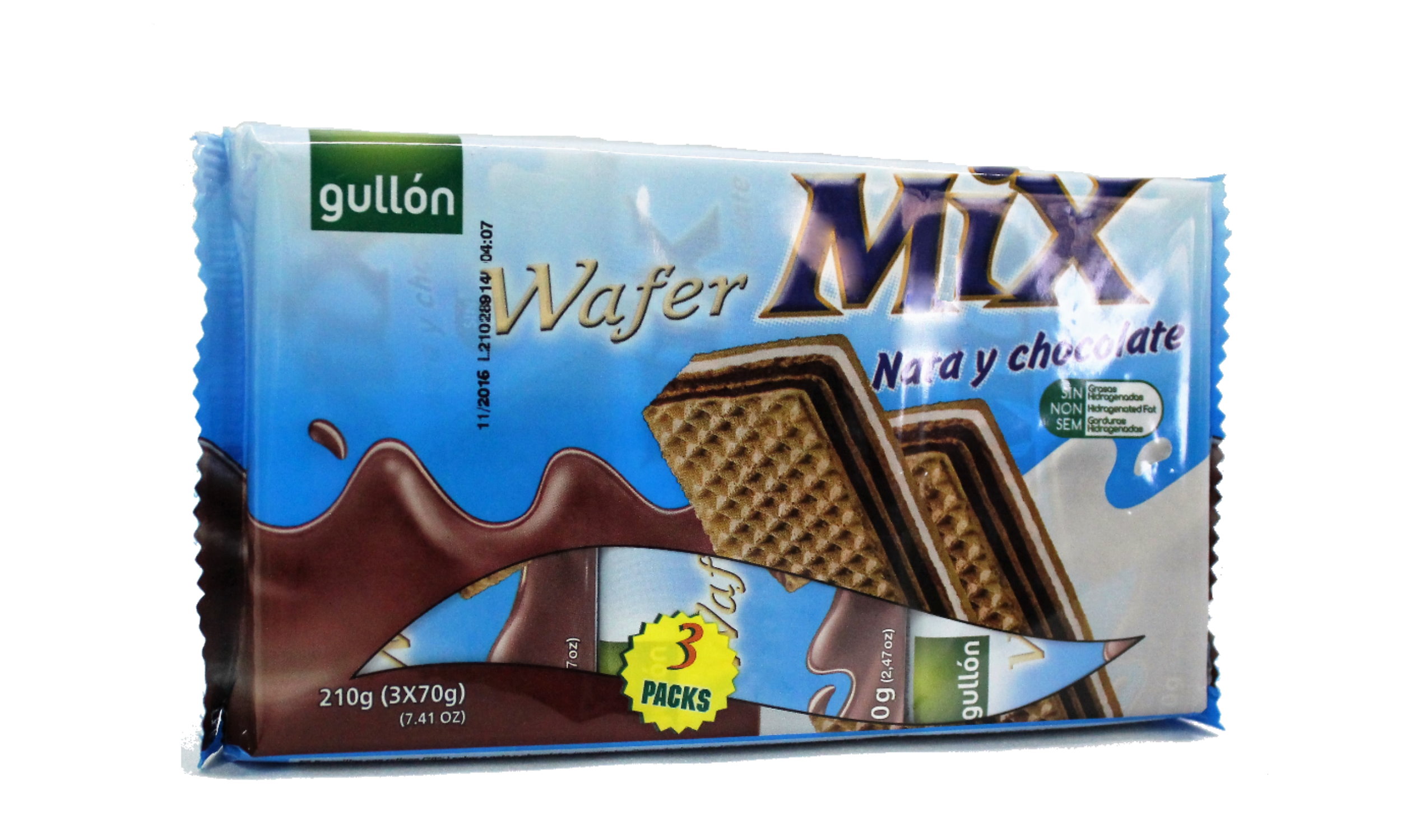 Gullon Wafer Mix, Wafers With Cream And Chocolate Filling