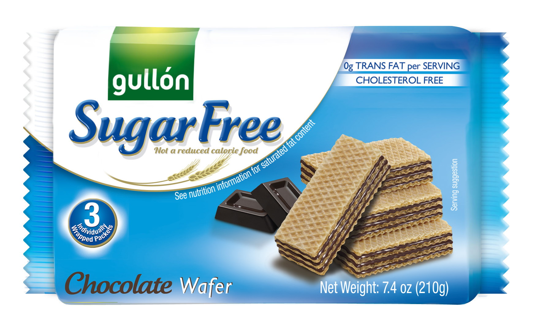 Gullon Wafer, Chocolate, Sugar Free