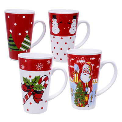Tall Christmas Mug - 16oz, Assorted