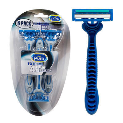 Magic 4-Blade Razor With Swivel Head