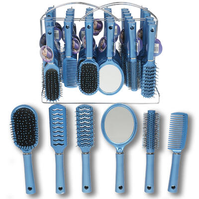 Beauty Design Hair Pro Brush Display - Asst, 10"L