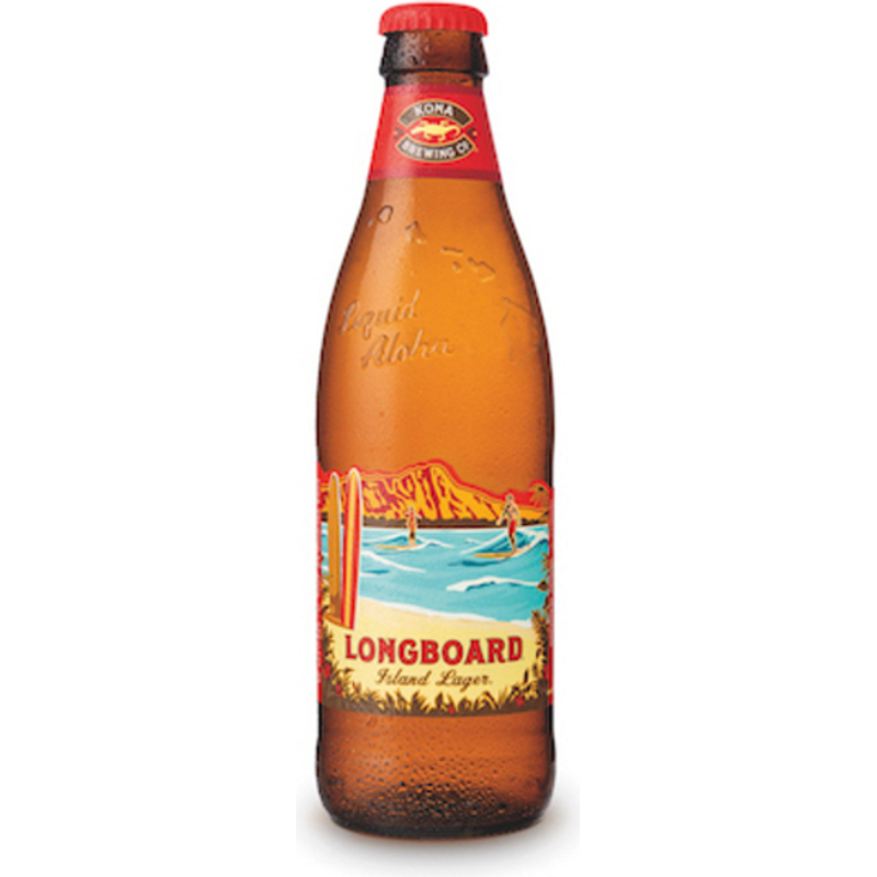 HOA Kona Brewing Co. Longboard Island Lager 6 Pack 12 Oz Bottles