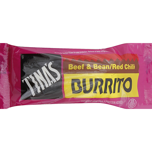 Tina's Burrito, Beef & Bean/Red Chili