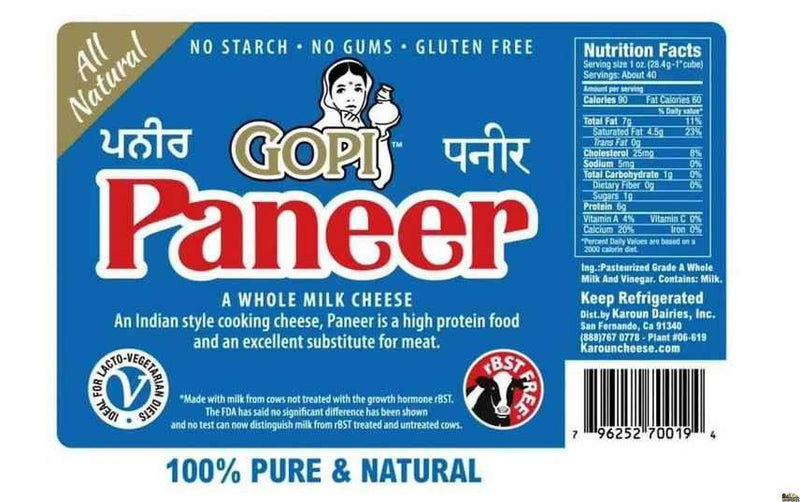 Gopi Paneer 5 Lb