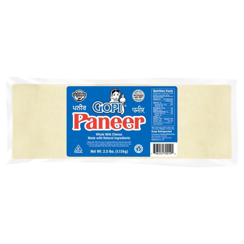 Gopi 2.5 Lb Paneer Cheese