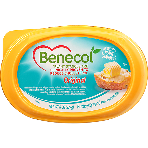 Benecol Original Buttery Spread 8 Oz