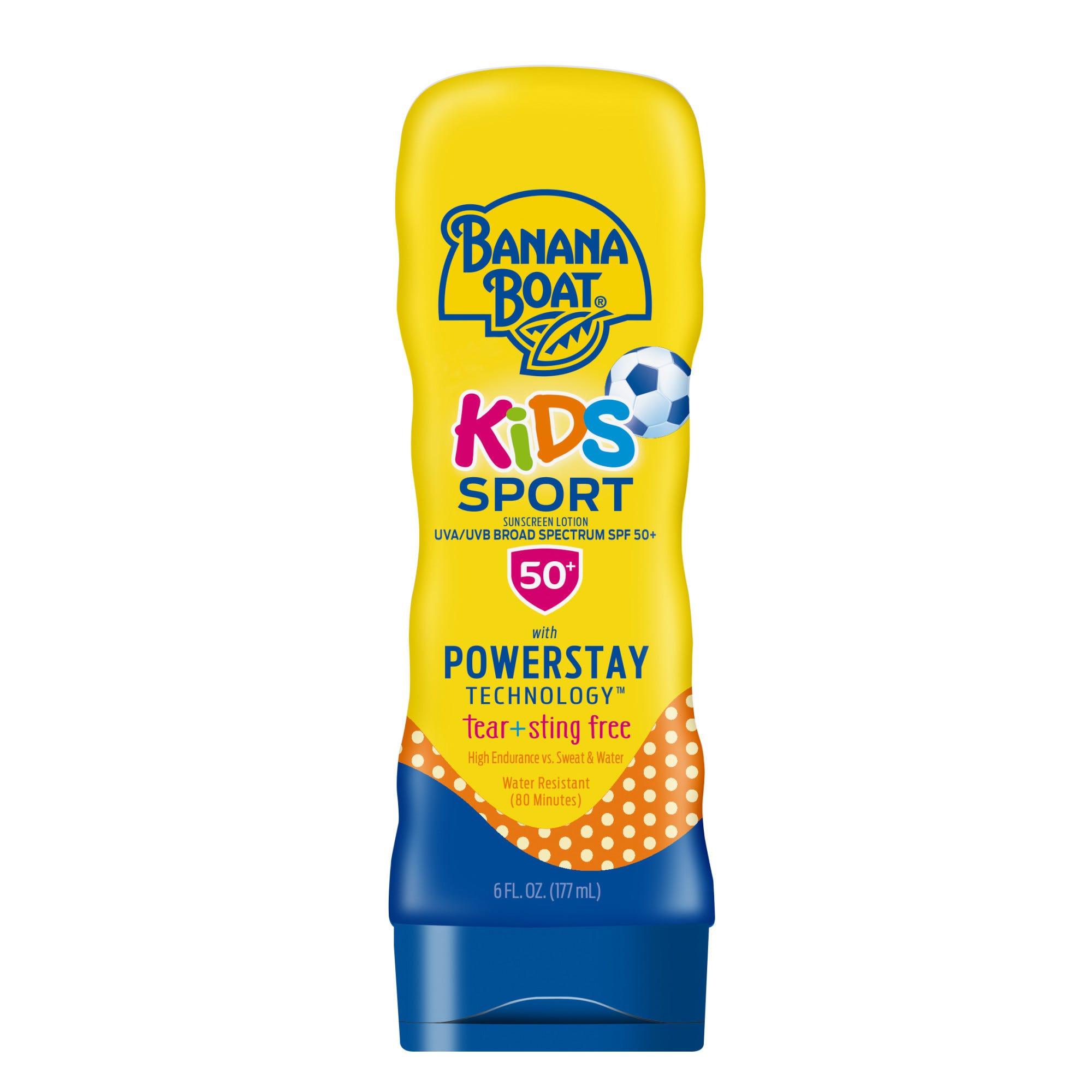 Banana Boat Sunscreen Lotion, Kids, Sport, Broad Spectrum SPF 50+ 6 Fl Oz