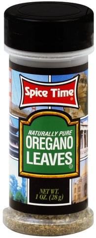 Spice Time Oregano Leaves 1 Oz