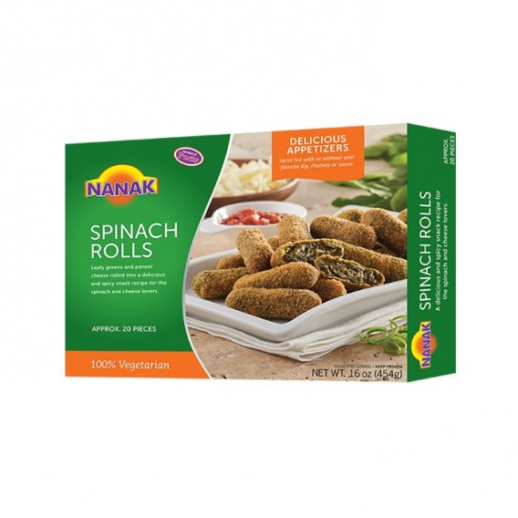 Nanak Spinach Rolls