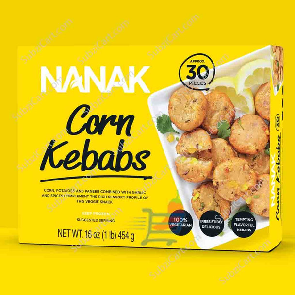 Nanak Corn Kebabs 454gm
