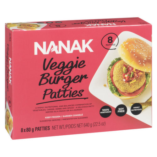 Nanak Veggie Burger Patties