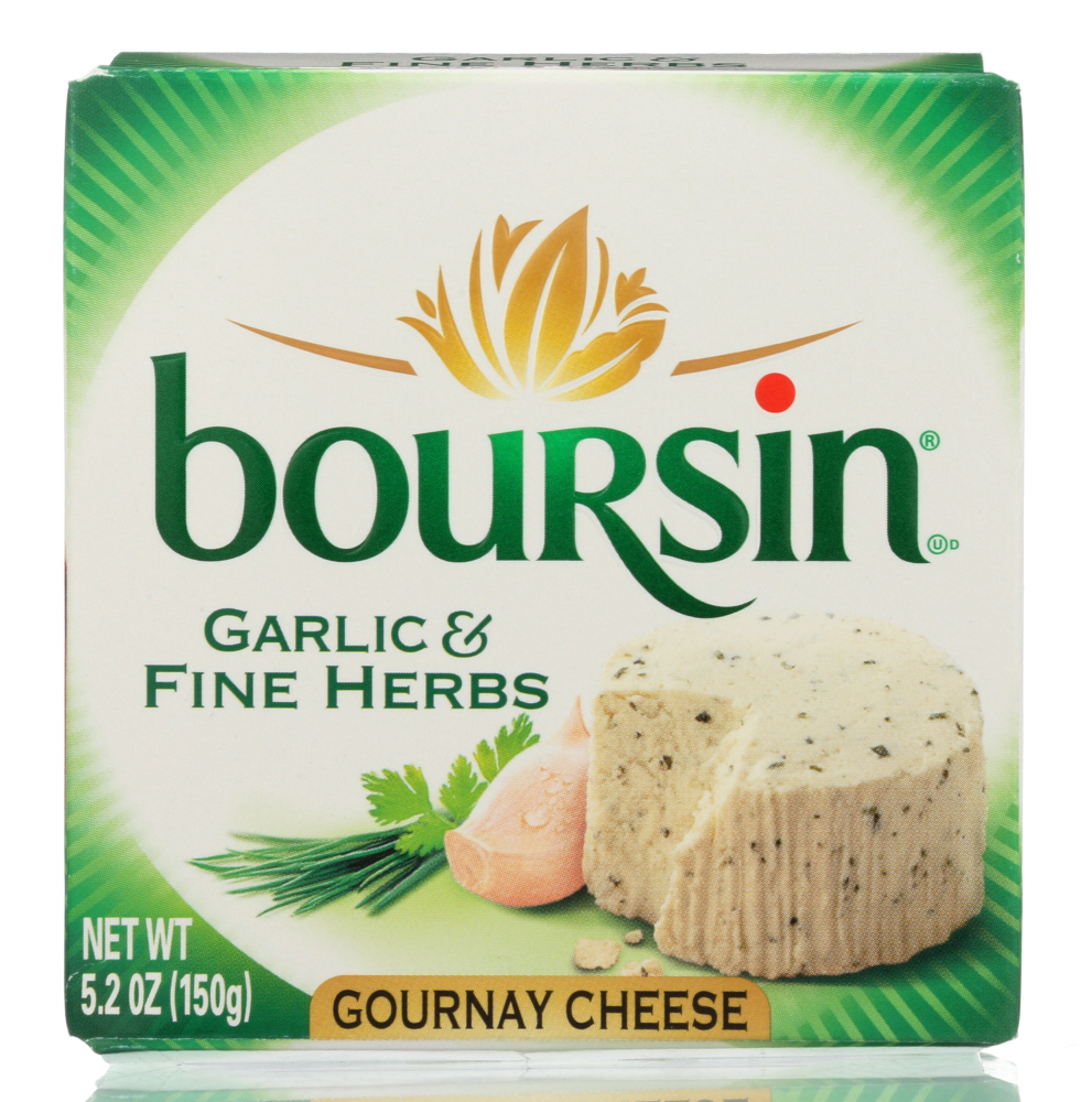 Boursin Garlic & Fine Herbs Gournay Cheese 5.2 Oz Box